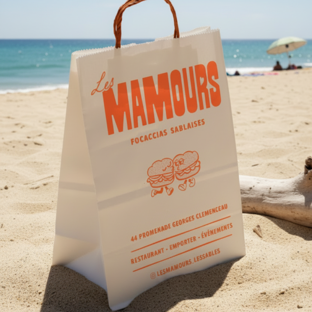 Sac Les Mamours sur la plage des Sables d'Olonne
